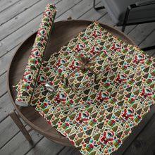 Load image into Gallery viewer, Wrapping Papers - African American Santa Christmas Wrapping Paper