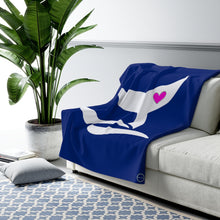 Load image into Gallery viewer, Whales Tale Sherpa Fleece Blanket | SaltAndBlueLife