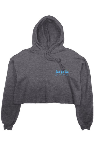 crop fleece hoodie | Sea La Vie Crop Fleece Hoodie | SaltAndBlueLife
