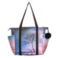 Load image into Gallery viewer, Good Vibes Zipper Tote | SaltAndBlueLife