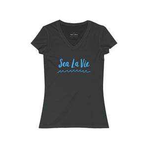 Sea La Vie Collection Short Sleeve V-Neck Tee | SaltAndBlueLife