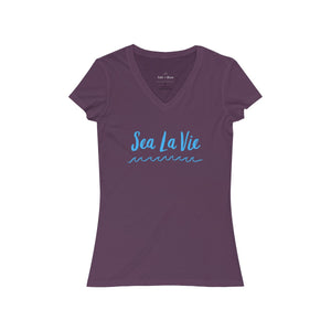 Sea La Vie Collection Short Sleeve V-Neck Tee | SaltAndBlueLife